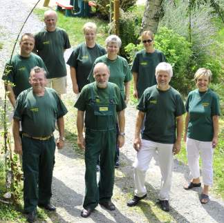 Das Team von Landurlaub Käppel, Vogtland (2.v.r. Dieter Käppel)