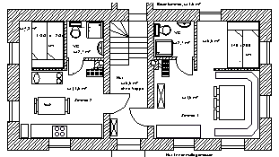 Teichwärterhaus Untergeschoss Grundriss