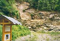 Liegende Falte bei Mühlwand im mittleren Göltzschtal