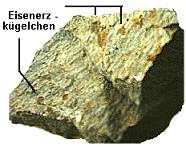 Orthoquarzit mit Brauneisenstein