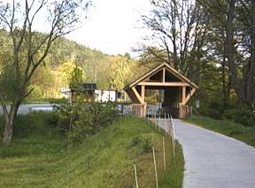 Holzbrücke Weißensand