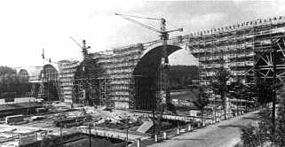 Weißensander Brücke über die Göltzsch im Bau