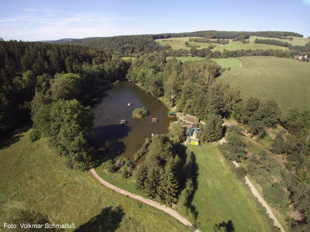 Käppels Flossteiche Grillkota, die finnische Grillh¨tte